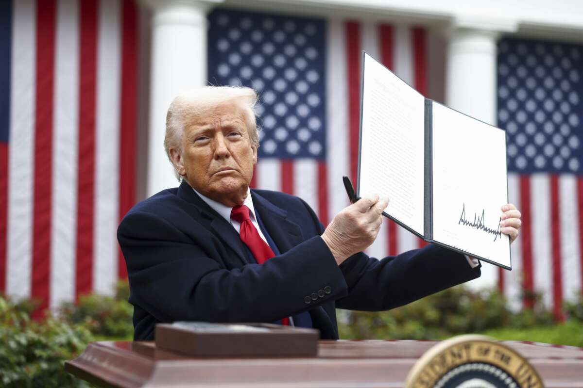 Donald Trump presenta los aranceles