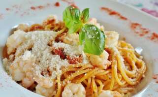 Un plato de espagueti